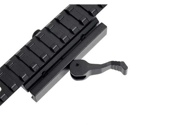 Tactical 20MM Quick Release Mount Adapter 13 Slots Fit 20mm Picatinny Weaver Rail Base / Hunting Accessories