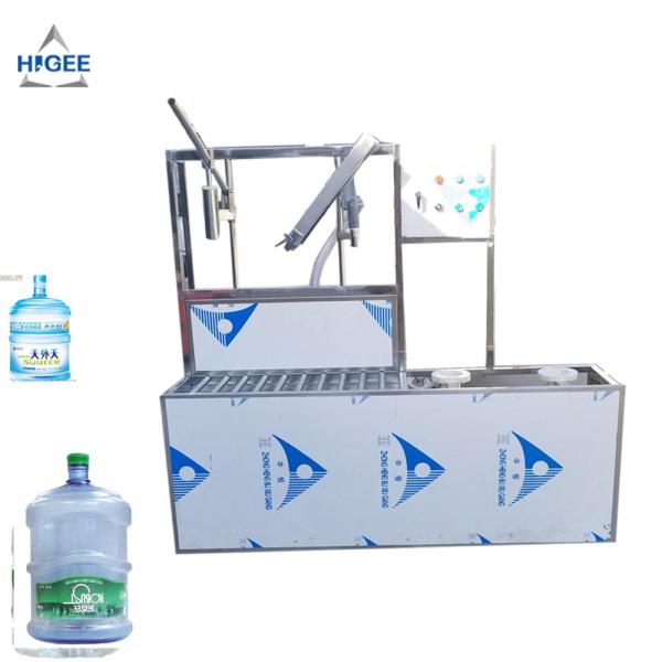 SS 304 Food Grade 5 Gallon Water Bottle Filling Machine PLC Control 2200 *2000 * 2200 Mm