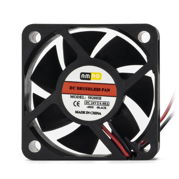 Factory Direct Sales of Electric Silent Brushless Axial Fan 5020 12V/24V High-speed DC Cooling Fan OEM/ODM Available.