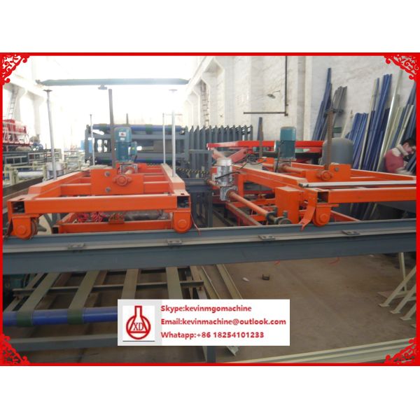 Производственная линия доски доски цемента волокна/MgO с стальной структурой 1 лет гарантированности