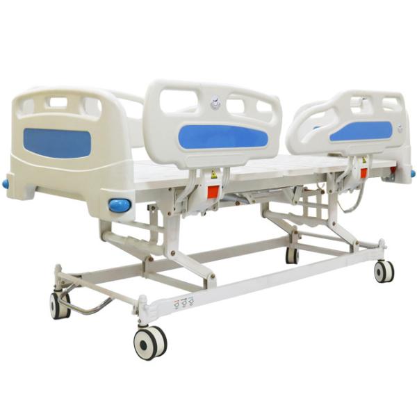 Portable Casters Metal 3 Function Folding Medical Clinic Furniture Adjustable Electric Nursing Patient Hospital Bed