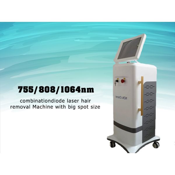 Big spt size 23x23mm 755 808 1064nm laser diode laser hair removal machine