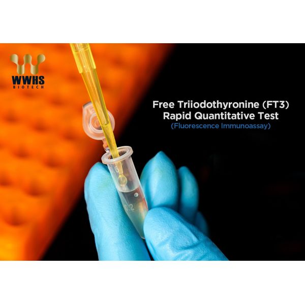 Свободный набор теста Triiodothyronine (Ft3) быстрый количественный Immunoassay флуоресцирования Wwhs