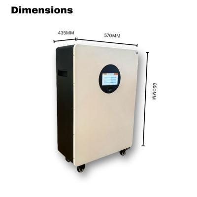 15kwh 48v280ah Lithium Home Battery Storage System Wheeled Structure