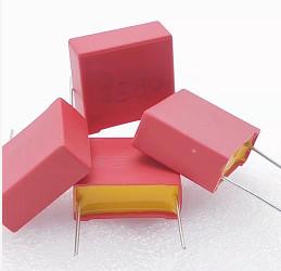 2.2uF PBT BOX Metallized Polypropylene Film Capacitor Fire Retardant