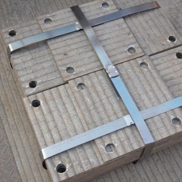 4+4 / 5+5 Chute Liner Bimetallic CCO Plate Impact Resistant