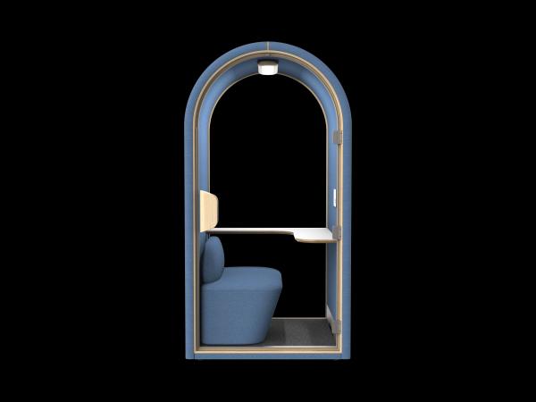 Home Pod Acoustic Booth | All-in-One Soundproof Office Pod with Integrated Desk