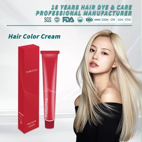 OEM Hair Color Manufacturer Permanent Hair Color Cream Natural Scent Easy to Use Smooth Result Salon Bulk Orders