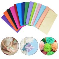 Multi lenço de papel de envolvimento da cor 50*75cm para o vestuário da roupa
