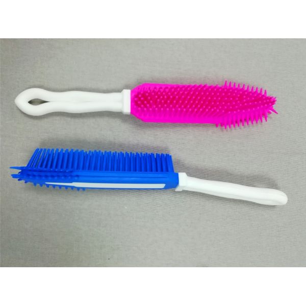 Best Rubber Brush For Pet Hair, Portable Rubber Dogs Cats Hair Lint Remover Brush With Massage Effect