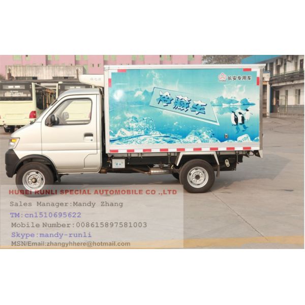 Camión frigorífico 4x2 con caja refrigerada de 500KG-1000KG, Euro 4