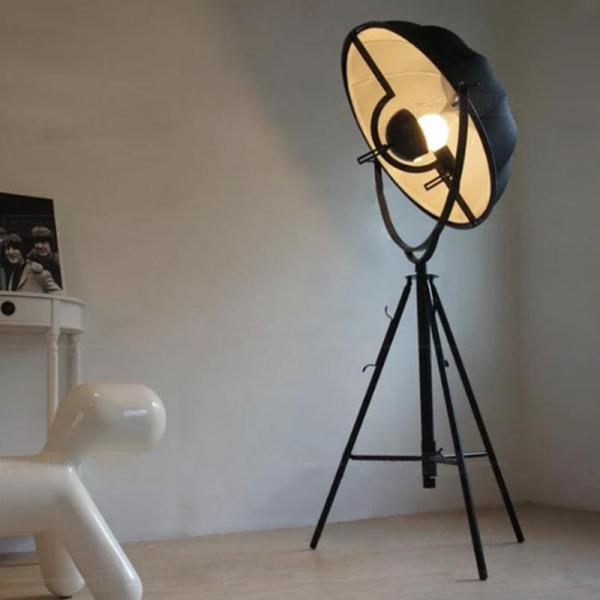 Nordic minimalist creative semicircular metal lampshade photography satellite decoration floor lamp e27(WH-MFL-107)