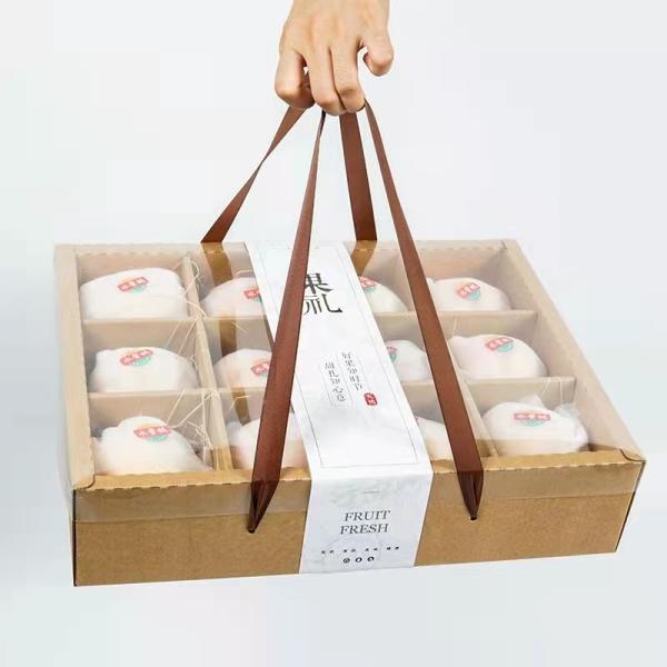 Eco Fruit And Vegetable Packaging Boxes CMYK/Pantone Color Printing