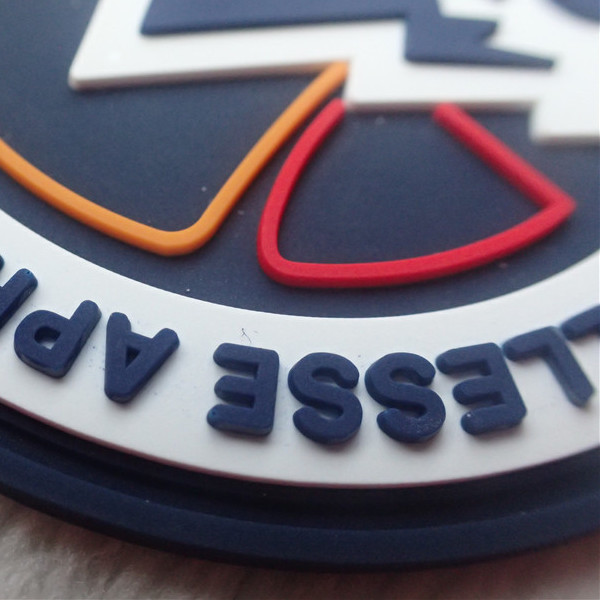 Professional Custom Round Silicon Patches For Clothing Eco - Friendly