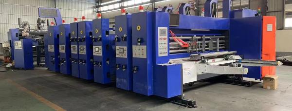 Automatic Two Color Flexo Printing Machine Inline Printer Slotter Die Cutter