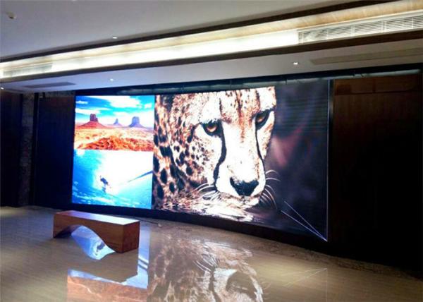 Waterproof Small Pitch LED Display , indoor advertising led video wall 111111 dot/㎡ Density