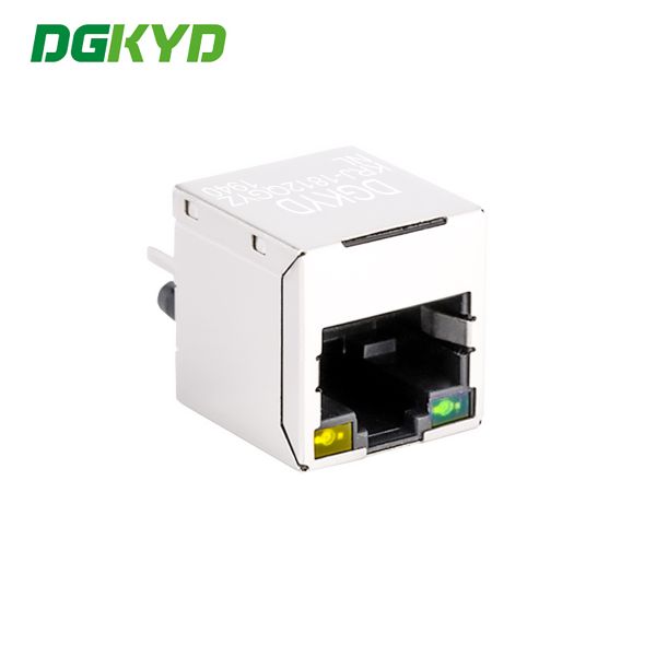 KRJ-1812QGYZNL Vertical RJ45 Communication Interface Gigabit Network Connector Ethernet Port Socket
