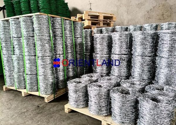 Arame farpado de alta resistência / arame farpado de cerca de 2,5 mm comprimento 250m