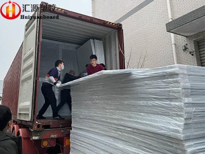 Anti UV White Corflute Sheets , Flat PP Hollow Corrugated Sheet