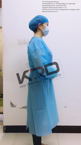 Eo Sterile Disposable SMS Surgical Doctor Gown disposable surgical gown