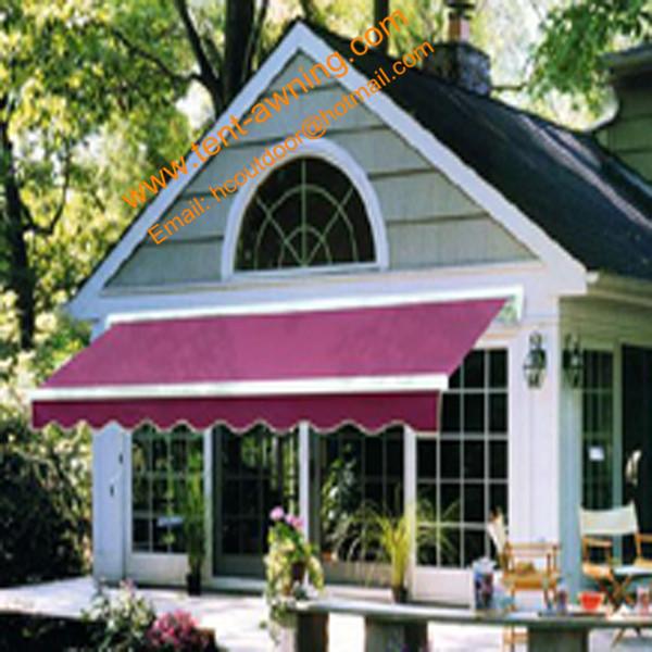 Outdoor Aluminum Manual or  Motorized Remote Control Balcony Awnings