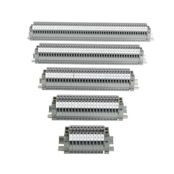UK2.5B Screw Terminal Blocks Kit UK2.5N Modular DIN Rail Mounted Strips 32A 690V