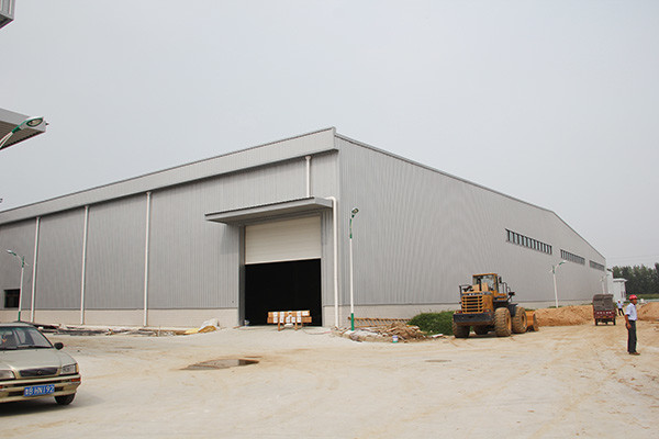 Modern Steel Frame Workshop Building , Light Steel Structure Prefab Workshop