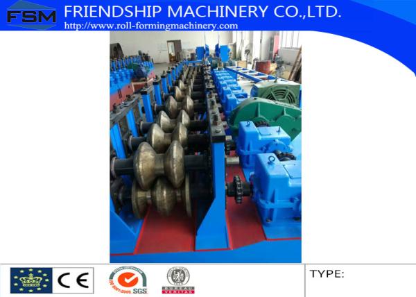 Gearbox Driven Guardrail Roll Forming Machine 17 Stations And Two Waves Roll Station Use 3 MM thickness