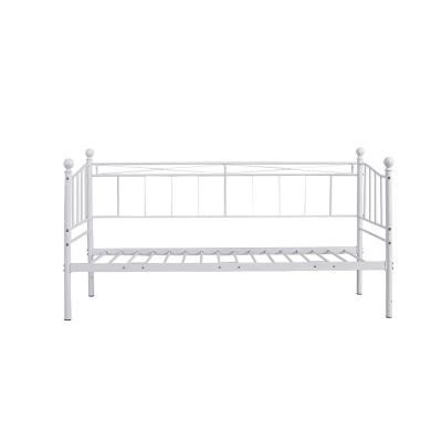 3ft White Platform Daybed Frame Twin Size UK Style Electrostatic Powder Coating