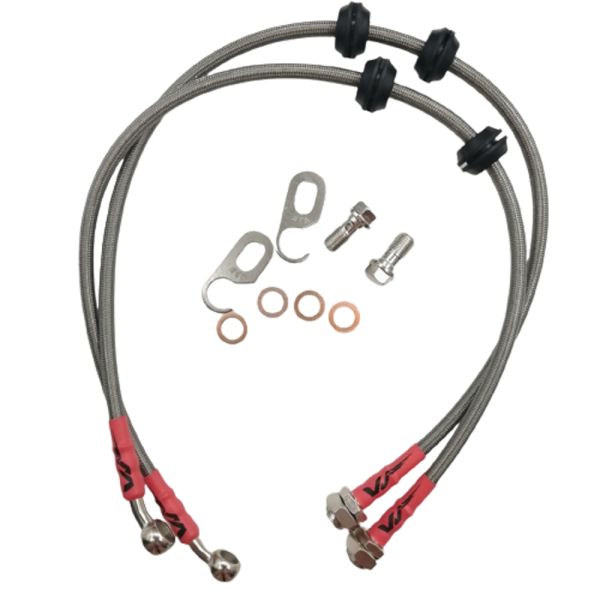 тормозной рукав автомобиля 300mm резиновый стальной заплетенный для колеса 22in