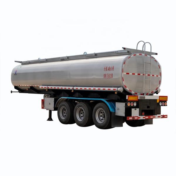 Silvery 336000  Liters Three Axle  Liquid Semitrailer  Semi - Dragging Trucks