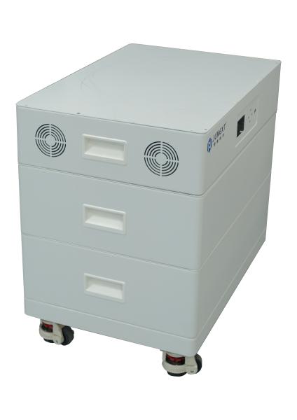 Batería de litio LiFePO4 de 48v para almacén, de pie en el suelo, con carga de 25kWh y potencia de 20kW, paquete de baterías de iones de litio