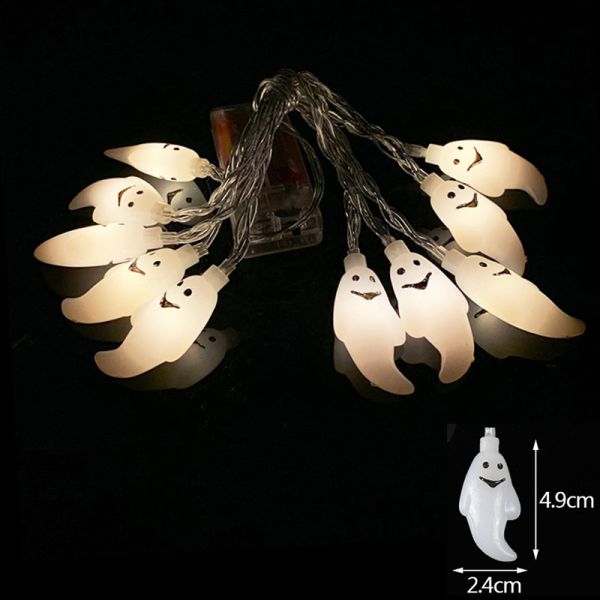 Eyeball String Light Batterey Charged Muticolor Eye Night Light Hanging Wall Decor Festoon Decoration LED Halloween Lights