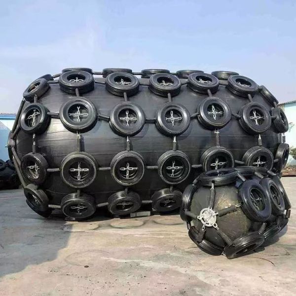 3.3m×6.5m High-Strength ISO 17357 Certified Pneumatic Rubber Fender – Marine