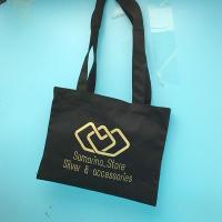 Bolsos impresos aduana del algodón de la lona del bolso de compras del totalizador con el logotipo
