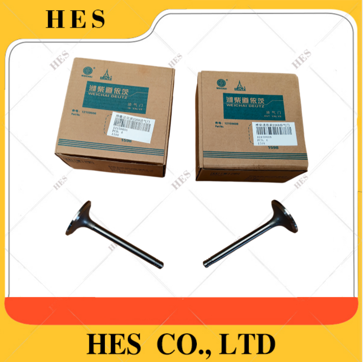 12159608 / 12159606 Intake & Exhaust Valve | Construction Machinery & Heavy Truck Engine Parts