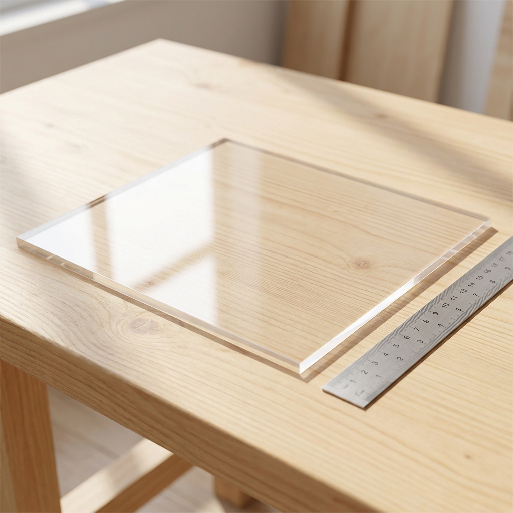 Custom 3mm A4 Transparent Acrylic Sheet CNC Laser Cutting High Clarity