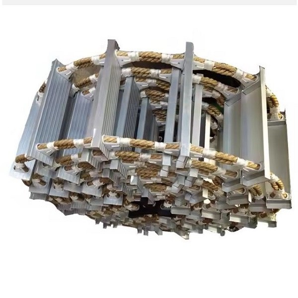 Escalier à corde pour l'embarquement en bateau de sauvetage en alliage d