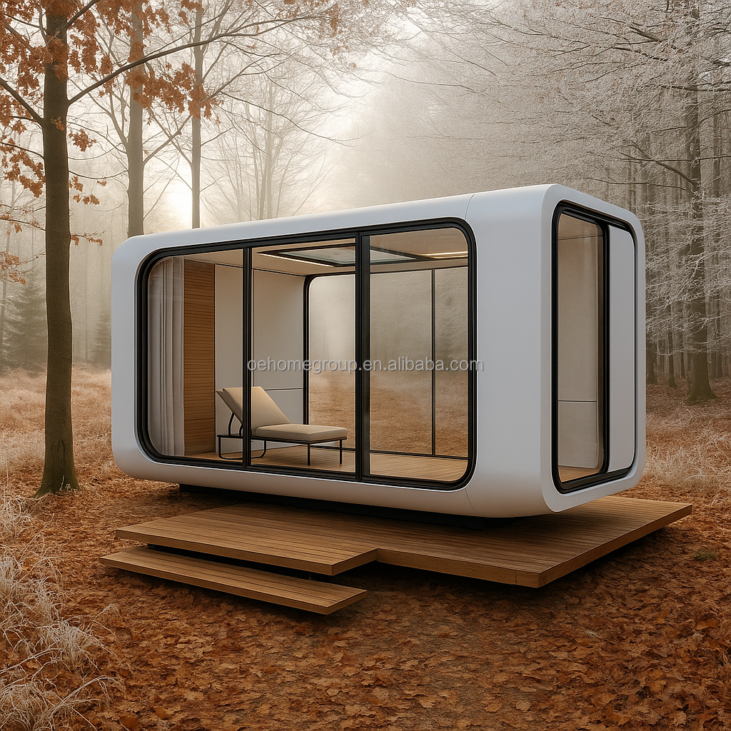 Spain Hotel Space Capsule House 5 Star Steel Buildings Space Capsule Container Houses Commercial House Space Capsule