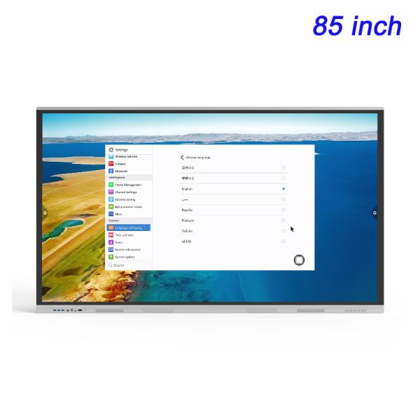 Touch Screen Interactive Flat Panel Smart Board 85 Inch Windows Or Android