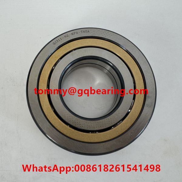 FAG QJ311 QJ311-N2-MPA-T42A Four point Contact Ball Bearing Brass Cage 55x120x29mm
