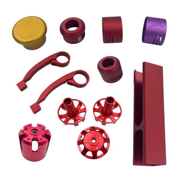 Customized Precision 5 Axis CNC Milling Service Machining Metal Block Machined Anodized Aluminum Parts