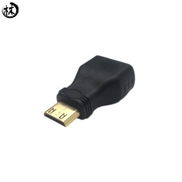 Mini HDTV Male to Female gender,Mini HDTV/M to HDTV/F with golden plate