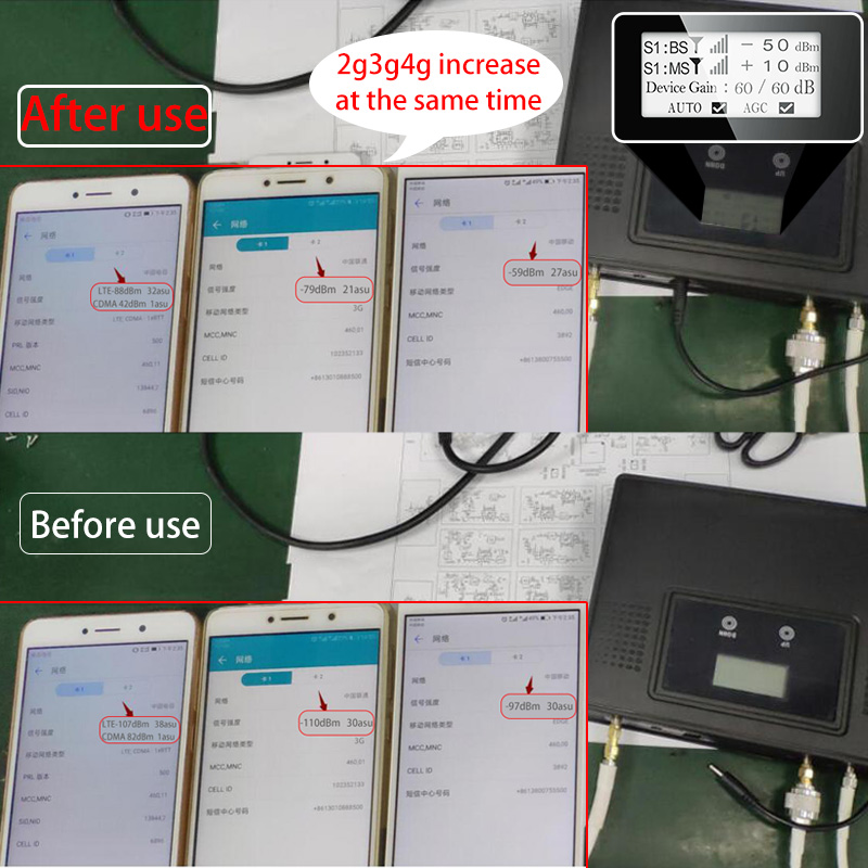2G 3G 4G приемник сигнала мобильного телефона GSM Dcs Umts LTE усилитель сигнала мобильного телефона