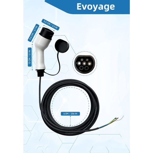 Коннектор для электромобилей типа 2 женского типа IEC 62196-2 для электромобилей