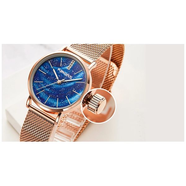 32mm Lady Fashion Watch Stainless Steel Milanese Band Wrist Watch for Women