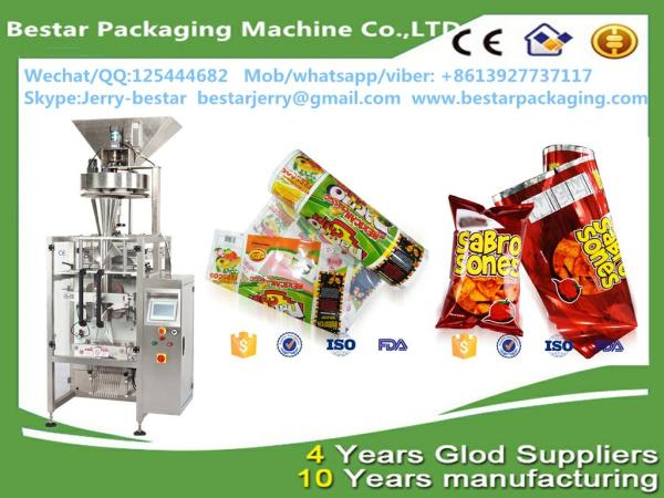 Custom Color Printing Plastic Film For Ready To Eat Food with bestar weighting packaging machine