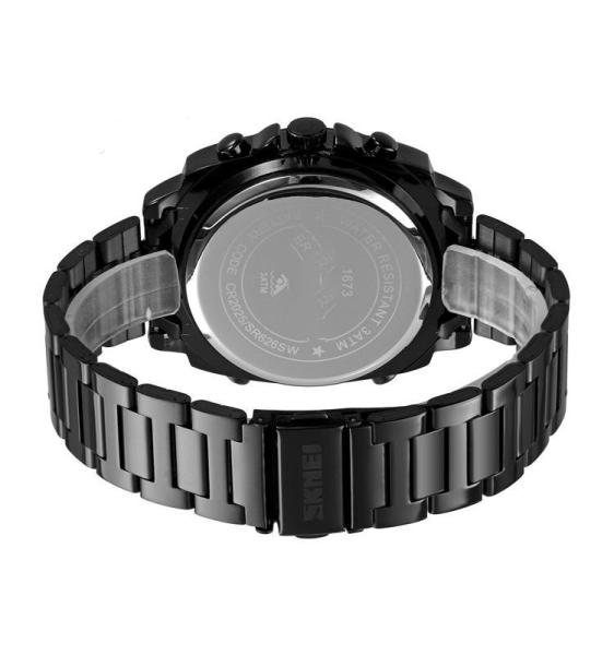 fashion stainless steel reloj hombre lujo digital analog watches for men digital analog watch 1673