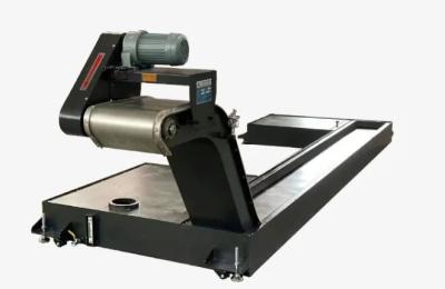 Strong Magnetic Belt Conveyor Self Cleaning Chip Removal Conveyor Hinge Type Chip Discharge Conveyor