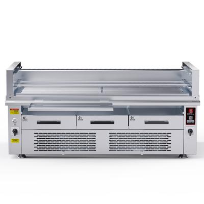 Commercial Smokeless BBQ Grill 15KW High-Temperature